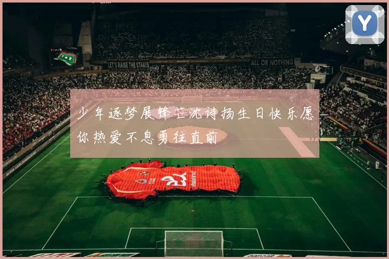 少年逐梦展锋芒沈诗扬生日快乐愿你热爱不息勇往直前